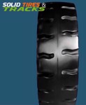 Solid Skid Steer Tires 5.70-12 Non-Directional - Severe Duty