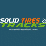 12x16.5/ 33x12-20 Backhoe Solid Rubber Tire for 2 Wheel Drive
