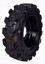 Set of 4, 12x16.5 Telehandler Solid Tires with 6 bolt Rims