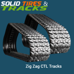 400x86x58 CTL Rubber Track-Zig Zag