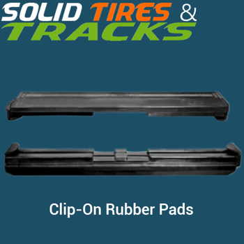 450mm Clip-On Rubber Pad 135mm Pitch- Heavy Duty